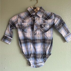 Rafter C Shirt bebé Blue and White